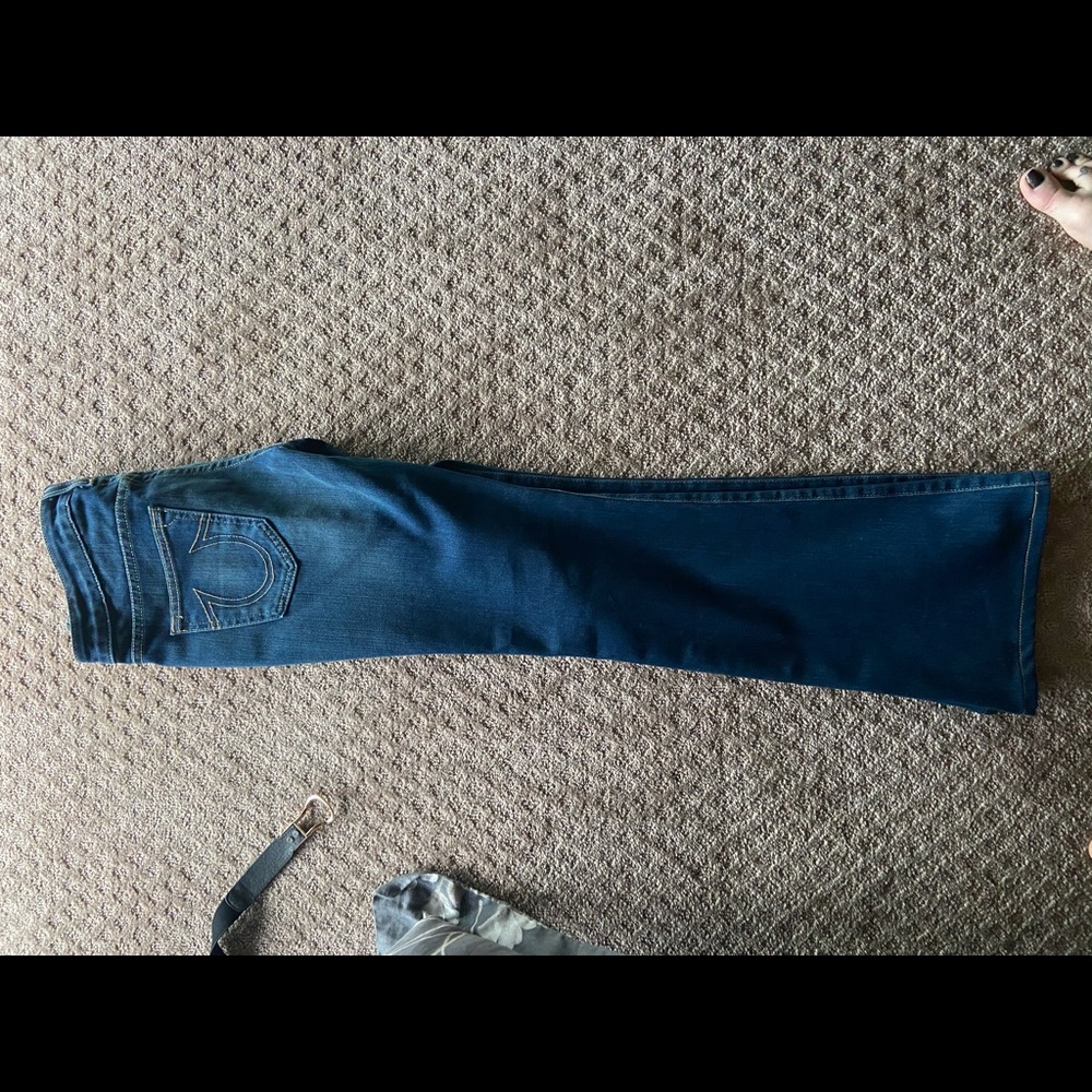 True Religion Flare Bottom Jeans.
